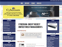 Tablet Screenshot of cyberoamindo.com